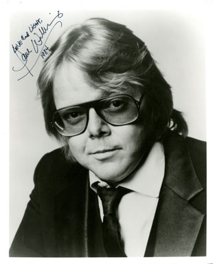 PAUL WILLIAMS - AUTOGRAPHED VINTAGE PHOTO (1984)