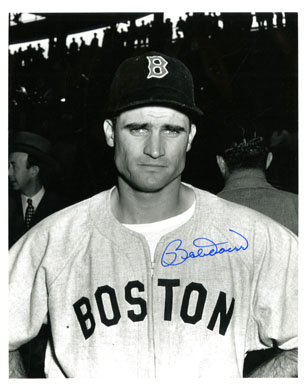 BOBBY DOERR (2nd BASEMAN) - AUTOGRAPHED PHOTO RED SOX