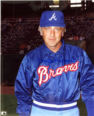 PHIL NIEKRO (PITCHER) -AUTOGRAPHED COLOR PHOTO BASEBALL