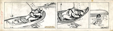 CLIFFORD McBRIDE - NAPOLEON DAILY ORIGINAL ART 7-12 ZZZ