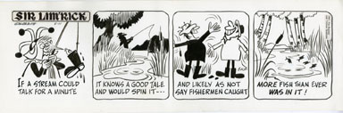 ED NOFZIGER -SIR LIM'RICK DAILY ART 05-11-67 FISHING