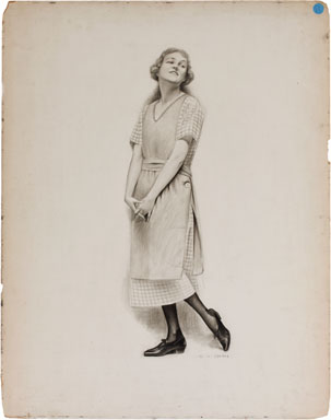 CHARLES GATES SHELDON - PRIZE-WINNING DRESS  ORIG ART