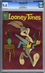 LOONEY TUNES #241 (1961) CGC NM 9.4 OWW Pages FILE COPY
