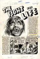 GRAHAM INGELS - M.D. #1 COMPLETE 6-PAGE STORY ORIG ART EC