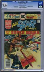 ALL STAR COMICS #60 (1976) CGC NM+ 9.6 OWWpg 1st VULCAN