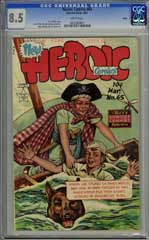 HEROIC COMICS #65 (1951) CGC VF+ 8.5 WHITE Pgs - SALIDA