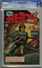 HEROIC COMICS #80 (1953) CGC NM 9.4 OW Pgs FILE COPY
