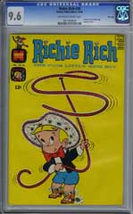 RICHIE RICH #28 (1964) CGC NM+ 9.6 OWW Pgs - HIGHEST!