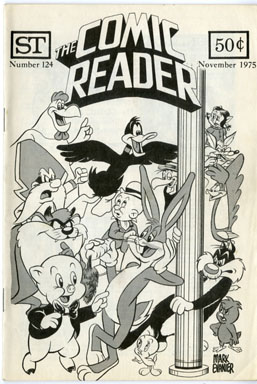 COMIC READER #124 (1975) FANZINE EVANIER BUGS BUNNY CVR