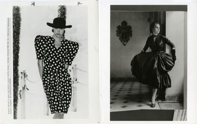 NEWS PHOTO: FASHION / DRESSES (1986) RONNIE HELLER