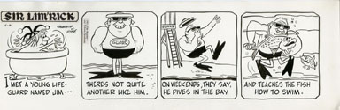 ED NOFZIGER -SIR LIM'RICK DAILY ART 06-06-67 LIFEGUARD