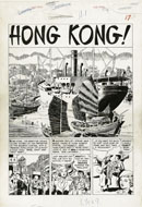 REED CRANDALL - EXTRA #2 COMPLETE 6-PAGE STORY ORIG ART