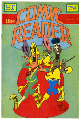 COMIC READER #143 (1977) FANZINE Iron Fist/PowerMan COVER