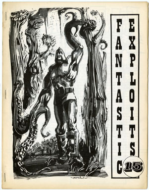 FANTASTIC EXPLOITS #15 (1970) FANZINE Frazetta Reprint