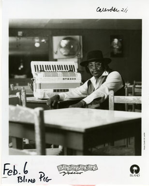 NEWS PHOTO: BUCKWHEAT ZYDECO PROMO PIC (1996)