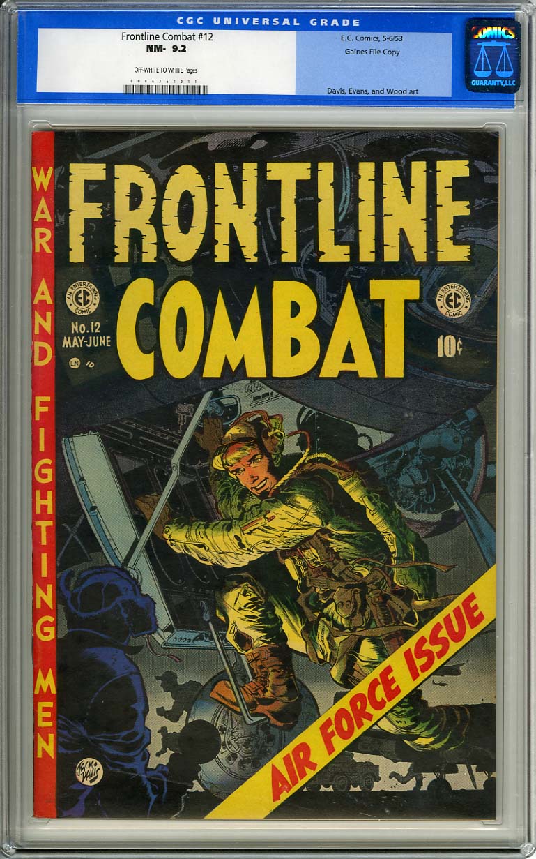 FRONTLINE COMBAT #12 (1953) CGC NM- 9.2 OWW Pgs GAINES