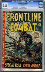 FRONTLINE COMBAT #9  - CGC NM/MT 9.8 OW Pgs HIGHEST!