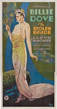 THE STOLEN BRIDE (First National, 1927) - Three Sheet Movie Poster