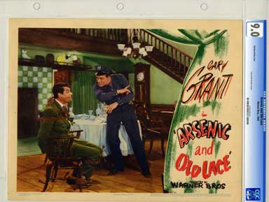 ARSENIC AND OLD LACE (1944) CGC  LOBBY CARD VF/NM 9.0