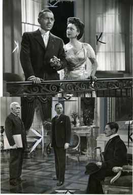 WILSON (1944) - 2 VINTAGE STILLS (1944) ALEXANDER KNOX  Woodrow Wilson