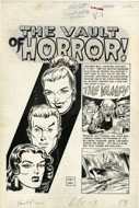 JOHNNY CRAIG / JACK DAVIS - HAUNT OF FEAR #10 COMPLETE 7-PAGE STORY ART