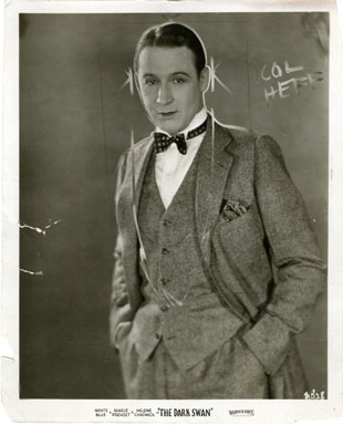 DARK SWAN / MONTE BLUE - VINTAGE PUBLICITY STILL 1925