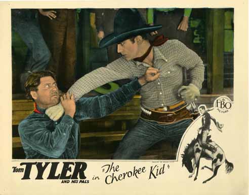 THE CHEROKEE KID (1927) Lobby Card TOM TYLER VF/NM!!