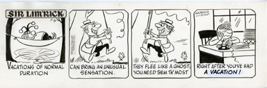 ED NOFZIGER -SIR LIM'RICK DAILY ART 07-14-67 FISHING