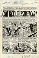 JACK DAVIS - PANIC #2 COMPLETE 7-PG STORY ART STREETCAR