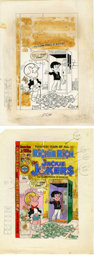 WARREN KREMER - RICHIE RICH & JACKIE JOKERS #31 COVER ART