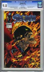 SPAWN #19 (1994) CGC NM/MT 9.8 WHITE Pages - HOUDINI
