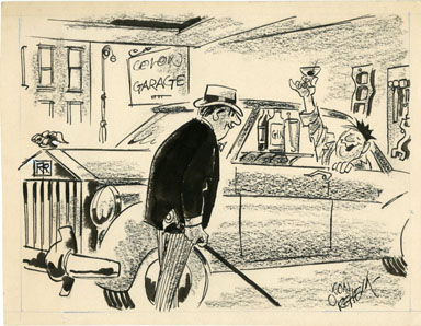 DON OREHEK - FUN HOUSE GAG CARTOON ORIGINAL ART (1967)