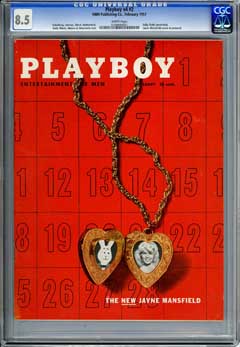 PLAYBOY v4 #2 (1957) CGC VF+ 8.5 WHT Pg JAYNE MANSFIELD