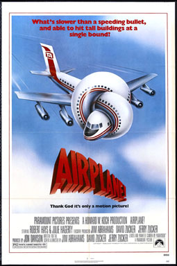 AIRPLANE! (1980) - CLASSIC ONE-SHEET POSTER ROBERT STACK