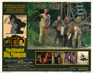 ISLAND OF DR. MOREAU 1977 - LOBBY CARD SET of 8 BURT LANCASTER