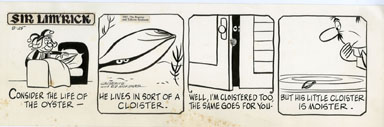 ED NOFZIGER -SIR LIM'RICK DAILY ART 08-25-67 OYSTER BED