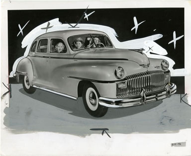 NEWS PHOTO: CHRYSLER DeSOTO - VINTAGE STILL (1946)
