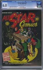 ALL STAR COMICS #19 (1943) CGC FN 6.0 COW Pages