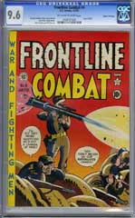 FRONTLINE COMBAT #4 (1952) CGC NM+ 9.6 OWW Pgs GAINES