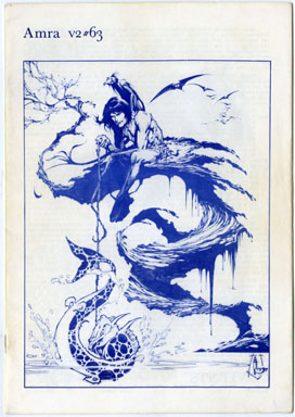 AMRA V2 #63 FANZINE (1975) ROY KRENKEL / ALEX NINO CVR