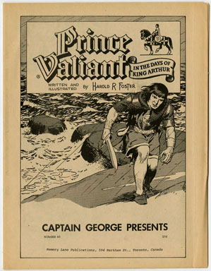 CAPT GEORGE PRESENTS #46 (1971) FANZINE PRINCE VALIANT