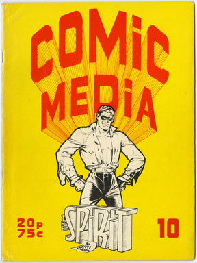 COMIC MEDIA #10 (1973) FANZINE  SPIRIT / MODESTY BLAISE