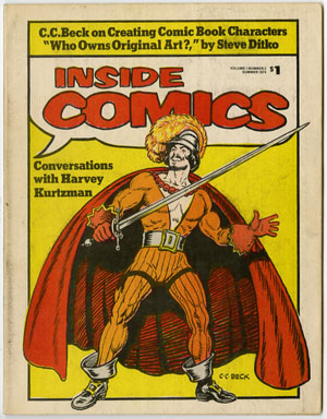 INSIDE COMICS #2 (1974) FANZINE C. C. BECK / KURTZMAN
