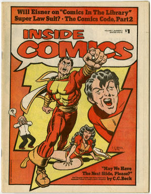 INSIDE COMICS #4 (1974) FANZINE WIL EISNER / COMICS CODE