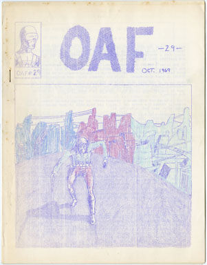 OAF #29 FANZINE (1969) ST. LOUIS WORLDCON REPORT