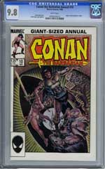 CONAN THE BARBARIAN ANNUAL #10 1986 CGC NM/MT 9.8 WHTpg