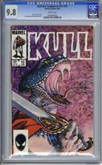 KULL THE CONQUEROR #v3#10 (1985) CGC NM/MT 9.8 WHT Pgs