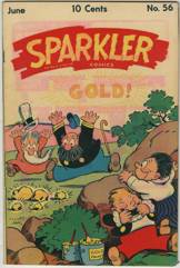 SPARKLER COMICS #56 CAPTAIN & KIDS LOST VALLEY Pedigree