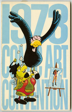 1973 COMIC ART CONVENTION PROGRAM BOOKLET - KIRBY/TOTH