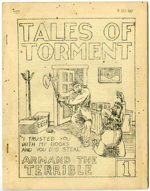 TALES OF TORMENT #1 (1963) FANZINE JOHN STOCKMAN